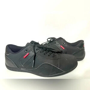Levi Strauss & Co  Size 8.5‎ Black Lace Up Casual Athletic Shoes Levi’s